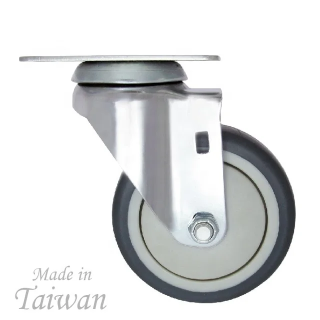 Cce Caster 4 Hard Rubber Swivel Caster Wheels 360 Degree Top Plate With Brake Buy 4 Inch Heavy Duty Furniture 608 Bantalan Kastor 100mm Heavy Duty Meja Roda Untuk Furniture Kursi Kantor