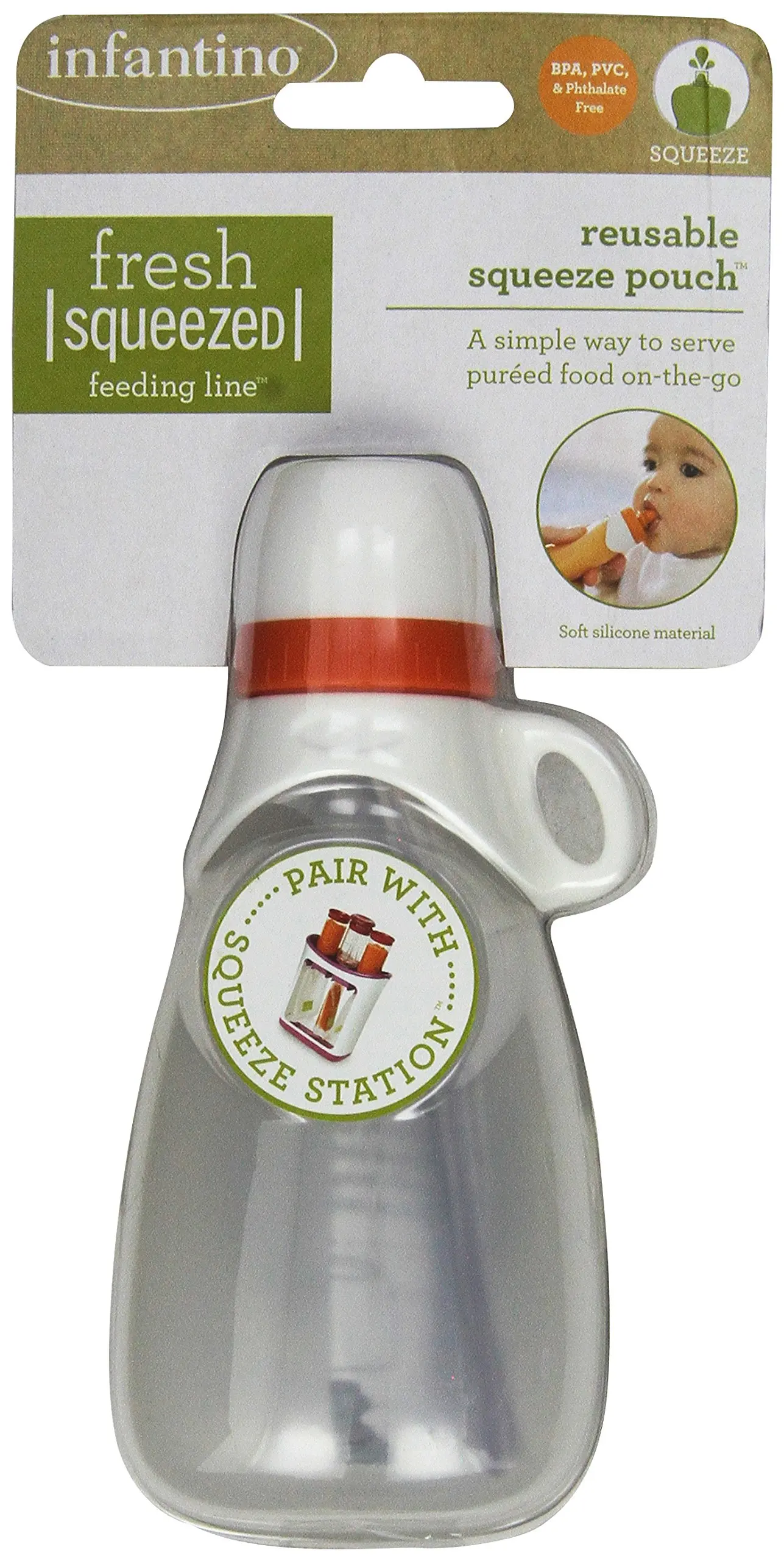 infantino squeeze station pouches