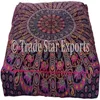 Indian Large Dog Bed Ethnic Mandala Floor Pillow Cotton Cushion Cover Bohemian Pet Bed Throw