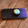 Natural labradorite stone mobile pop socket gemstone multi fire labradorite gems wholesale mobile pop socket gemstone