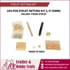 High Quality Eyelets Setting Tool Kit for Eyelets and Grommets