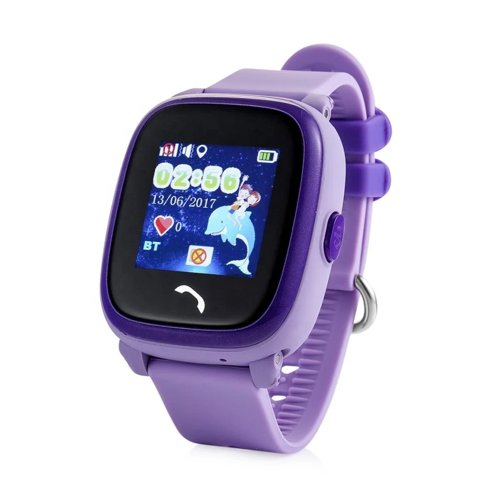 

Waterproof IP67 watch DF25 WiFi Location kids smart watch Wonlex GW400S, Blue;purple;black;pink