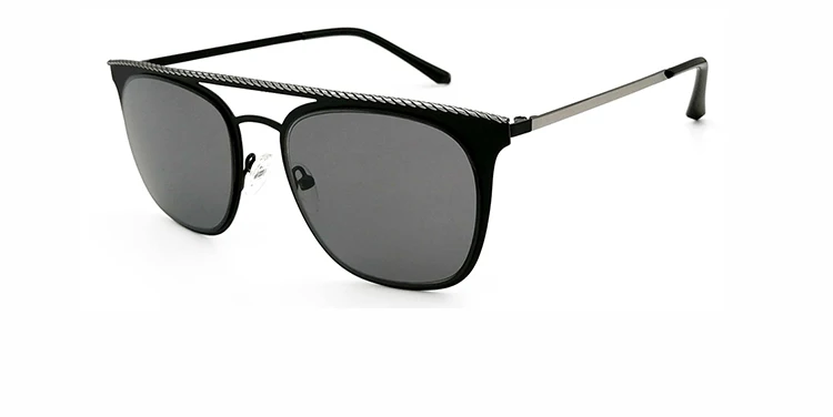 EUGENIA newest fashion sun glasses vintage square light weight quality polarized metal sunglasses