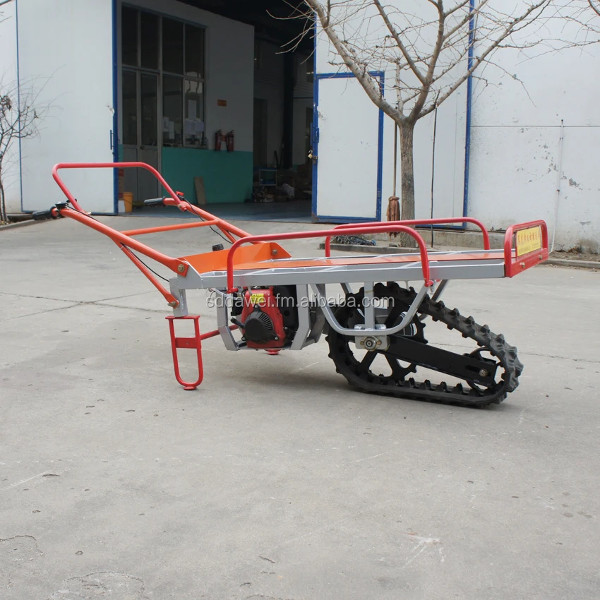 
Crawler type Single Tracked Motor Barrow Wheelbarrow Carrier Truck with Gas Engine 