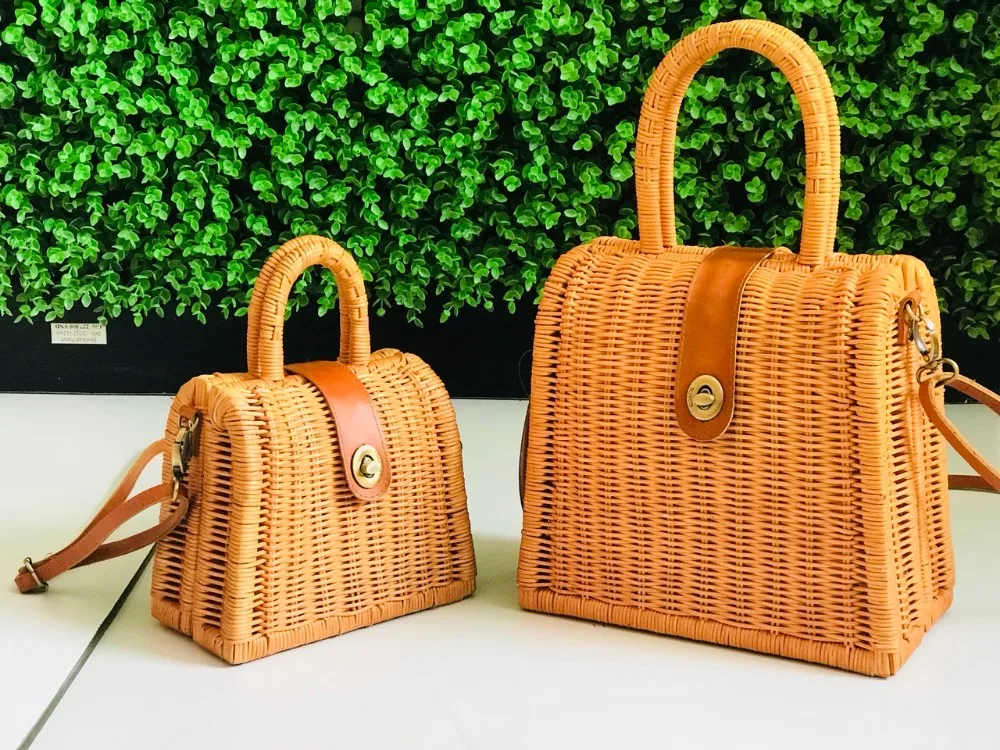 Bohemian Shoulder Rattan Bag From Vietnam Buy Rattan Bag,Rattan Bag Bali,Rattan Bag Vietnam