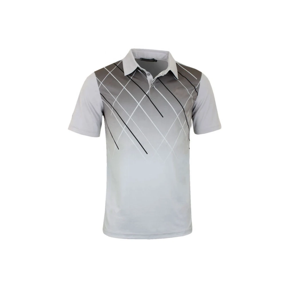 
White And Black Lined With Custom Black Collar Polo Shirt 
