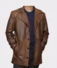 Winter Season Big Sale Fashion Pakistan Men Leather Car Coat With Buttoned Cuff