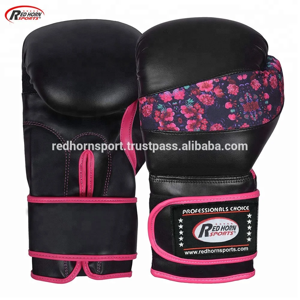 Womens Leather Boxing Glove Sublimation Printed Boxing Gloves Buy