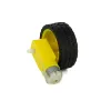 Smart Car Chassis Robot Tire + DC Gear Motor Set Wheel Motor