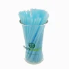 Best Selling China Factory Eco Friendly Blue Sky Color PLA Drinking Straws