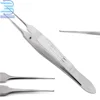 Castroviejo Forceps 4" Suture Tying Surgical 0.5mm 1x2 Micro Teeth Suturing Stainless Steel Surgical Instruments