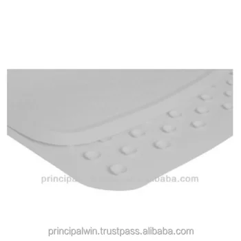 White Custom Perforated Shower Rubber Bath Mat Anti Slip Buy