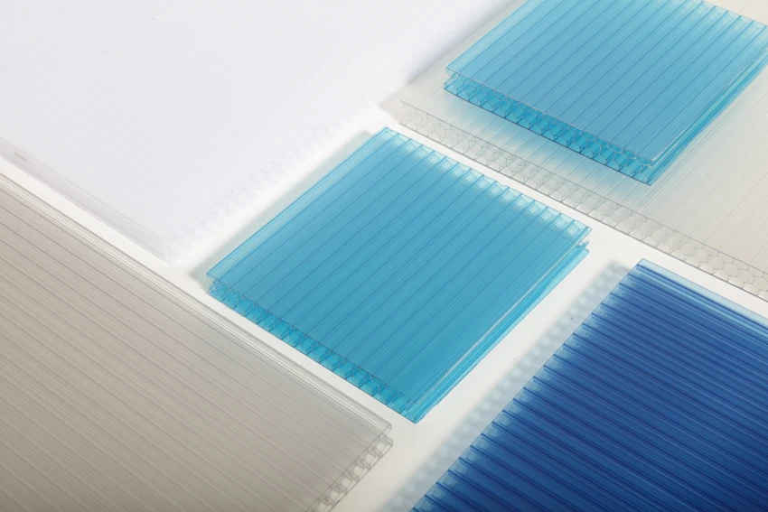 Foshan Factory Direct Sale Blue PC Solid Sheet Polycarbonate Roof Sound Insulantion Reach Grade B1