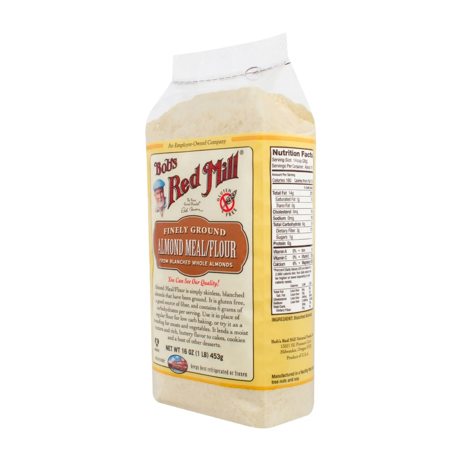 Bobs Red Mill Almond Flour - 16 oz - Case of 4 - Gluten Free -