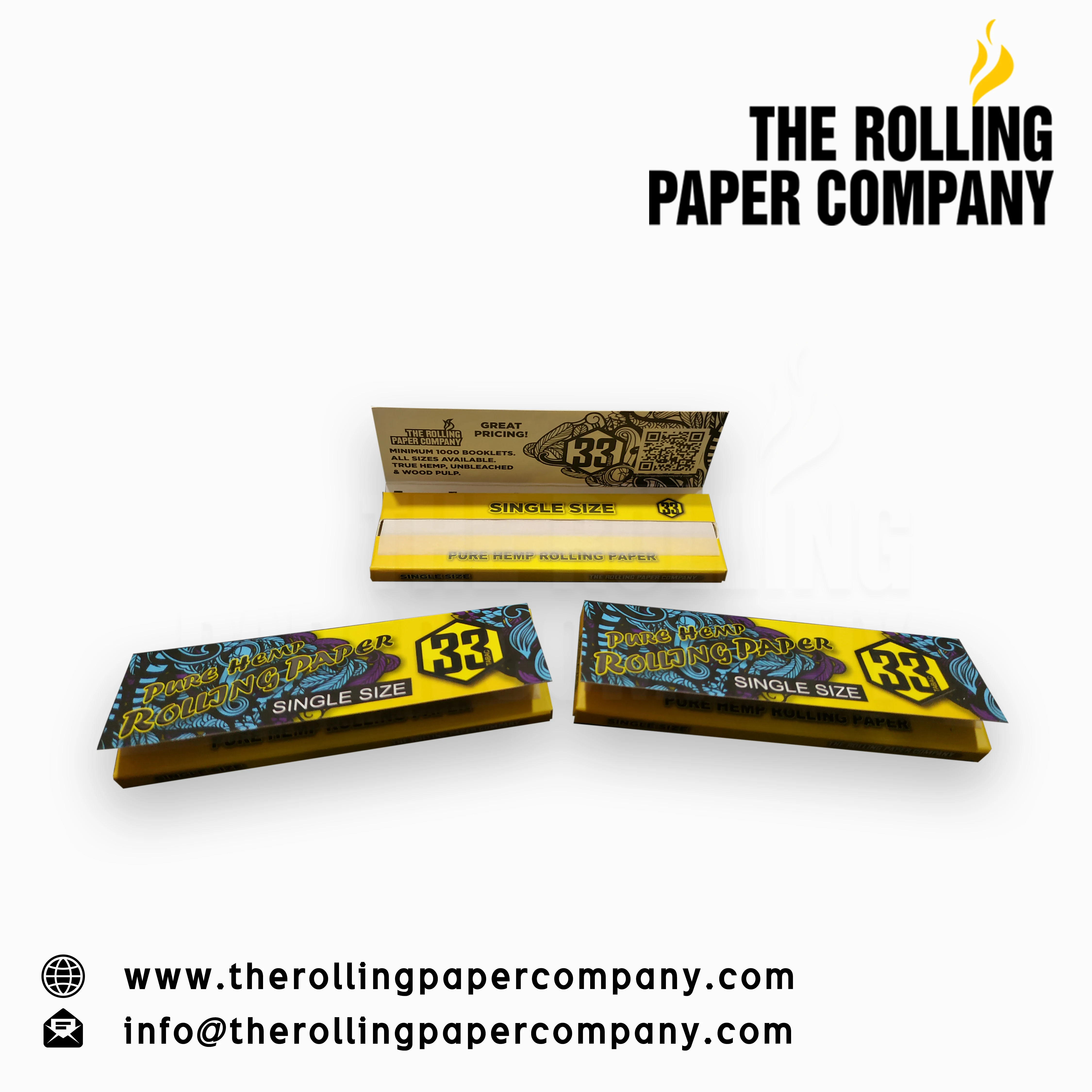 
Tobacco Optimized Bulk Supply Top Quality Hemp Rolling Paper Smoking 