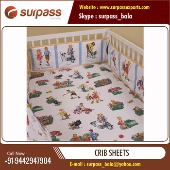 fitted crib sheet set