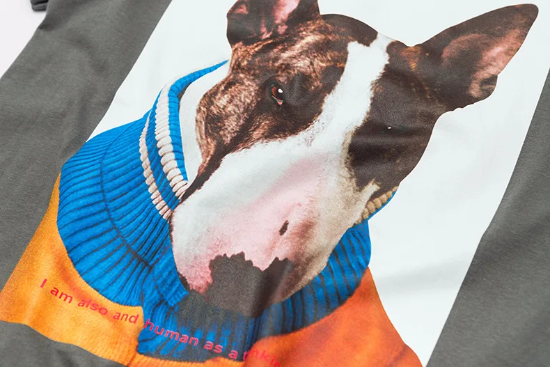 2019 OEM ODM Custom Cotton Dog Custom Printed Men Slogan T-shirt  