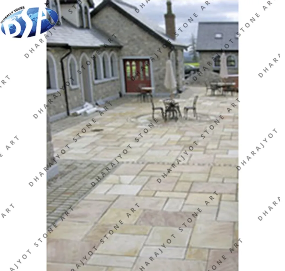 
Multicolor Sandstone Home Exterior Flooring Tiles Decor 