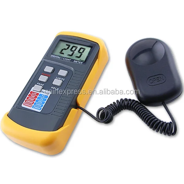 Deluxe Digital Light Level Meter/ Tester 200k Lux Foot Candle Fc Lcd