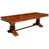 Solid Reclaimed Wood Eight sitter Heavy Legs Monastery Wooden Dining Table