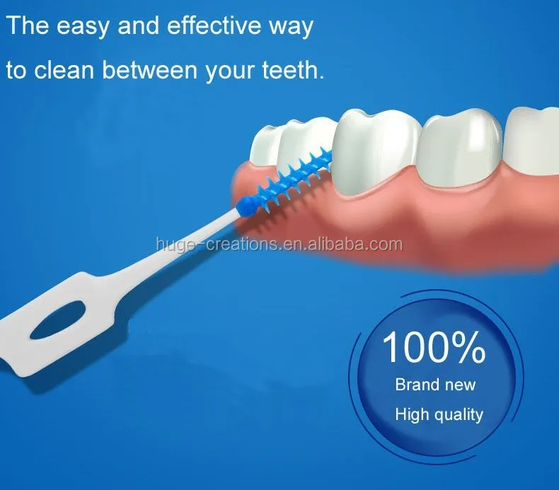 High Quality Dental Flosser Silicone Toothpicks With Soft Bristle Soft