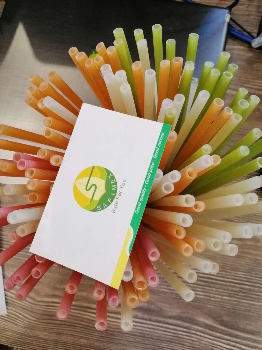 水稻秸秆/新设计食品级食用大米饮用稻草/boba 吸管