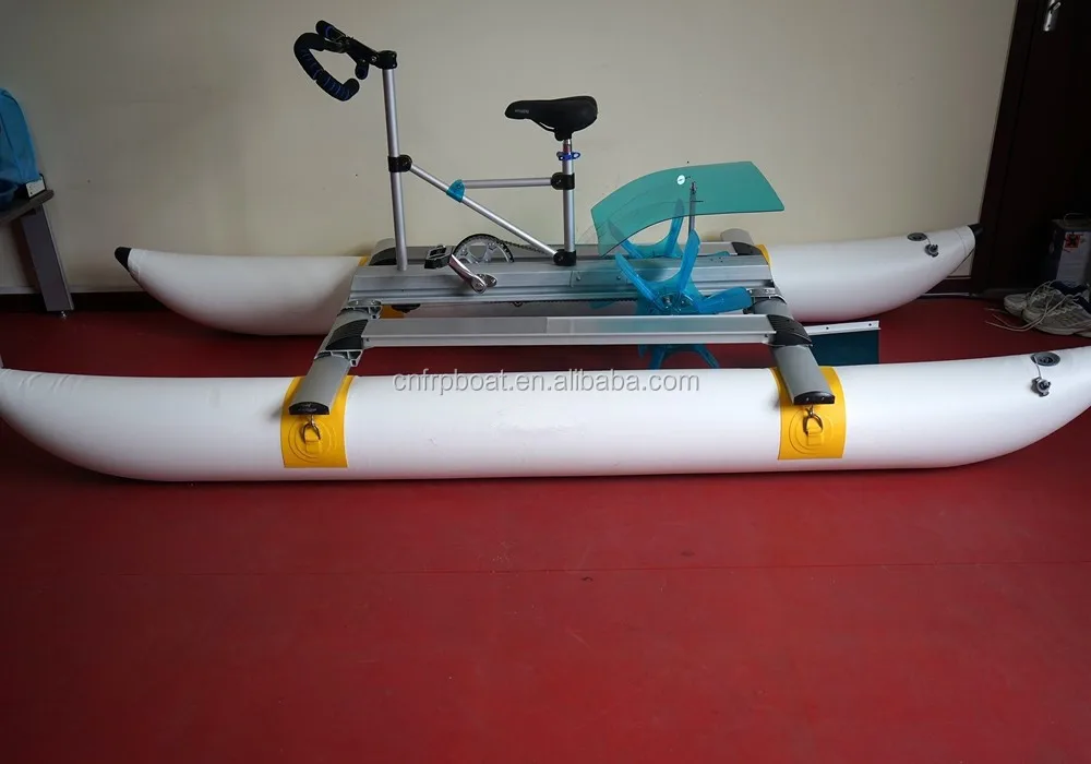 Water Bike 2.8m Catamaran Pedal Boat Frp Fiberglass Fibre Buy Pedal