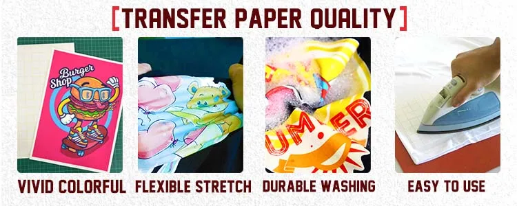 USA Inkjet Heating Transfer Light Cotton T Shirt Sticker