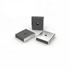 1 inch 4kgs force Ni coated ferrite magnet block square channel magnet