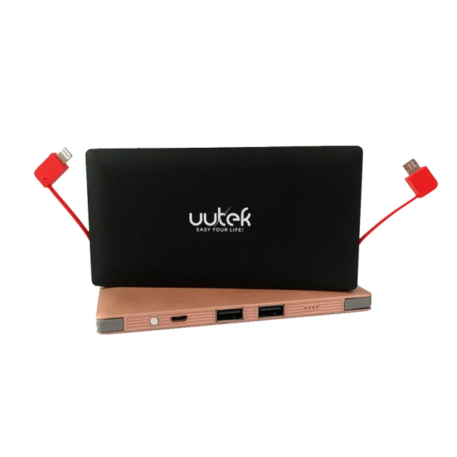 

new product mobile portable charger power bank 10000mah mini power bank with 4 outputs UUTEK RSK6, Black, blue, golden, green, multi, pink, red, white, yellow