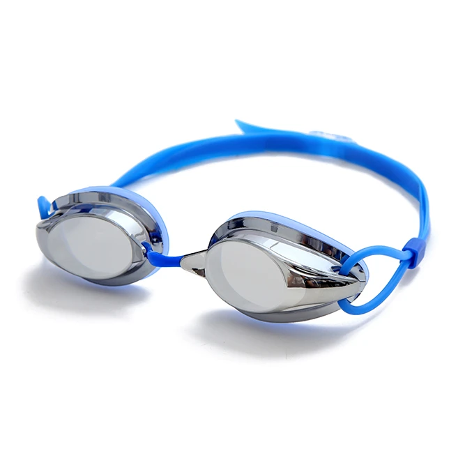 Mirrored Coating Anti Fog Custom Racing Best Swimming Goggles for Adults