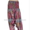 Exclusive Indian Harem Pants, Silk Printed Trousers , Trousers Harem