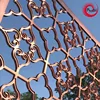 Luxury rose gold embossed aluminum decorative sheet metal fence panel