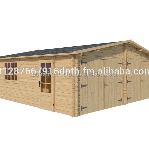 Standard Log Cabin Euro Garage 6x6m Log Cabin Log Cabin Kits