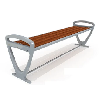 bench aluminum legs cast wooden outdoor mob larger