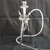 new design all glass hookah shisha with metal stand