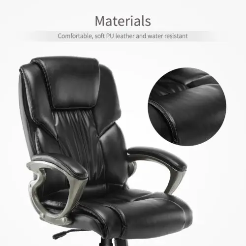 Luxury High Back Best Ceo Ergonomic Boss Chair Pu Leather Office Chairs
