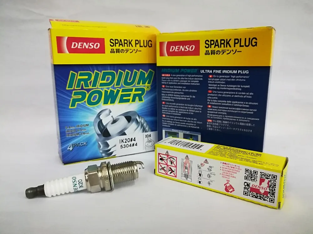 4pcs Denso Iridium Power Ixu22 Spark Plug For Perodua Myvi 