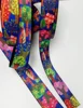 38mm 50mm colorful illustration trees printing on single sides polyester belts for accessories and DIY