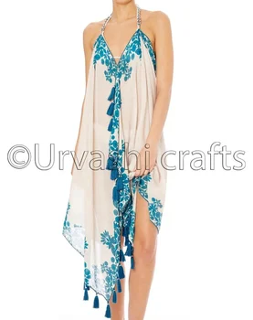 batik beach dress