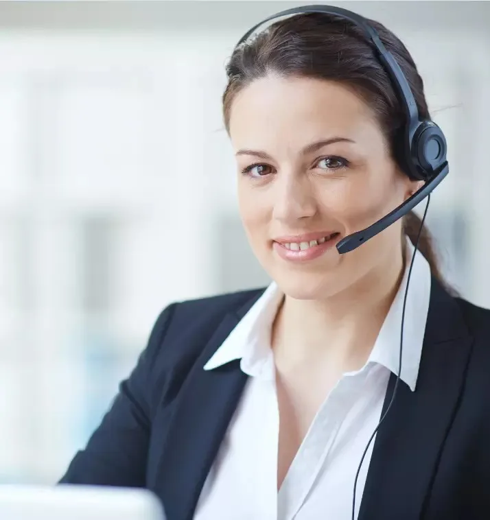 Customer service Headset. Support representative