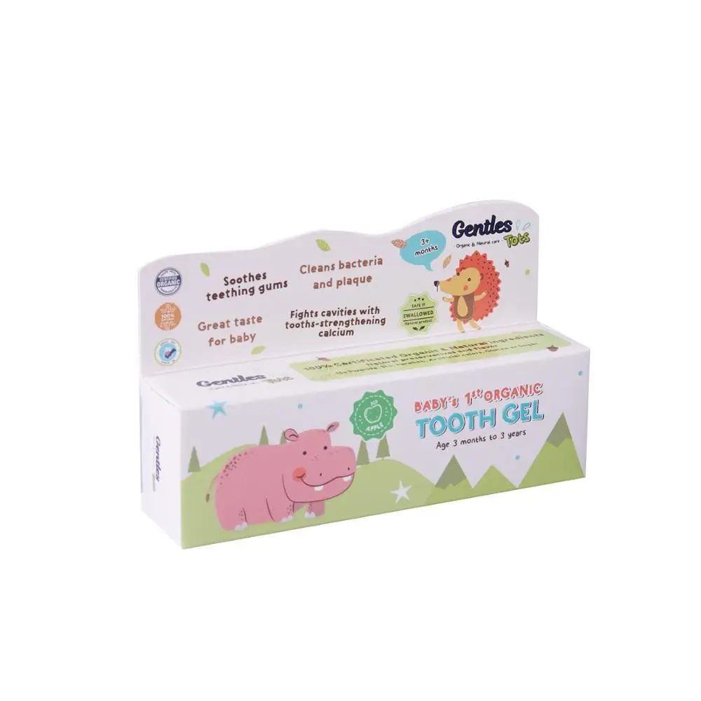 
Fluoride Free Organic Toothpaste Gel for Kid age 3 months 3 years 