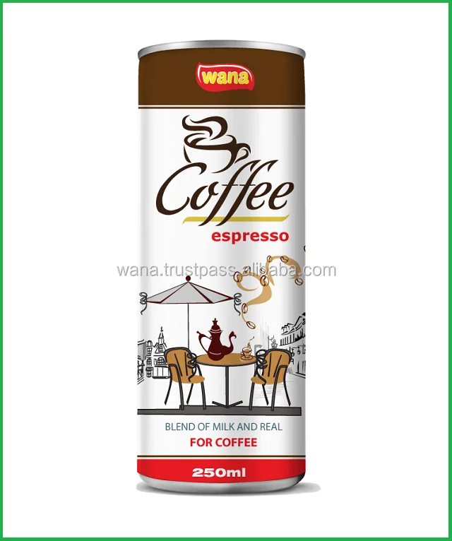 
Ice Coffee Drink Capuchino In Can Manufacturer 250ml 