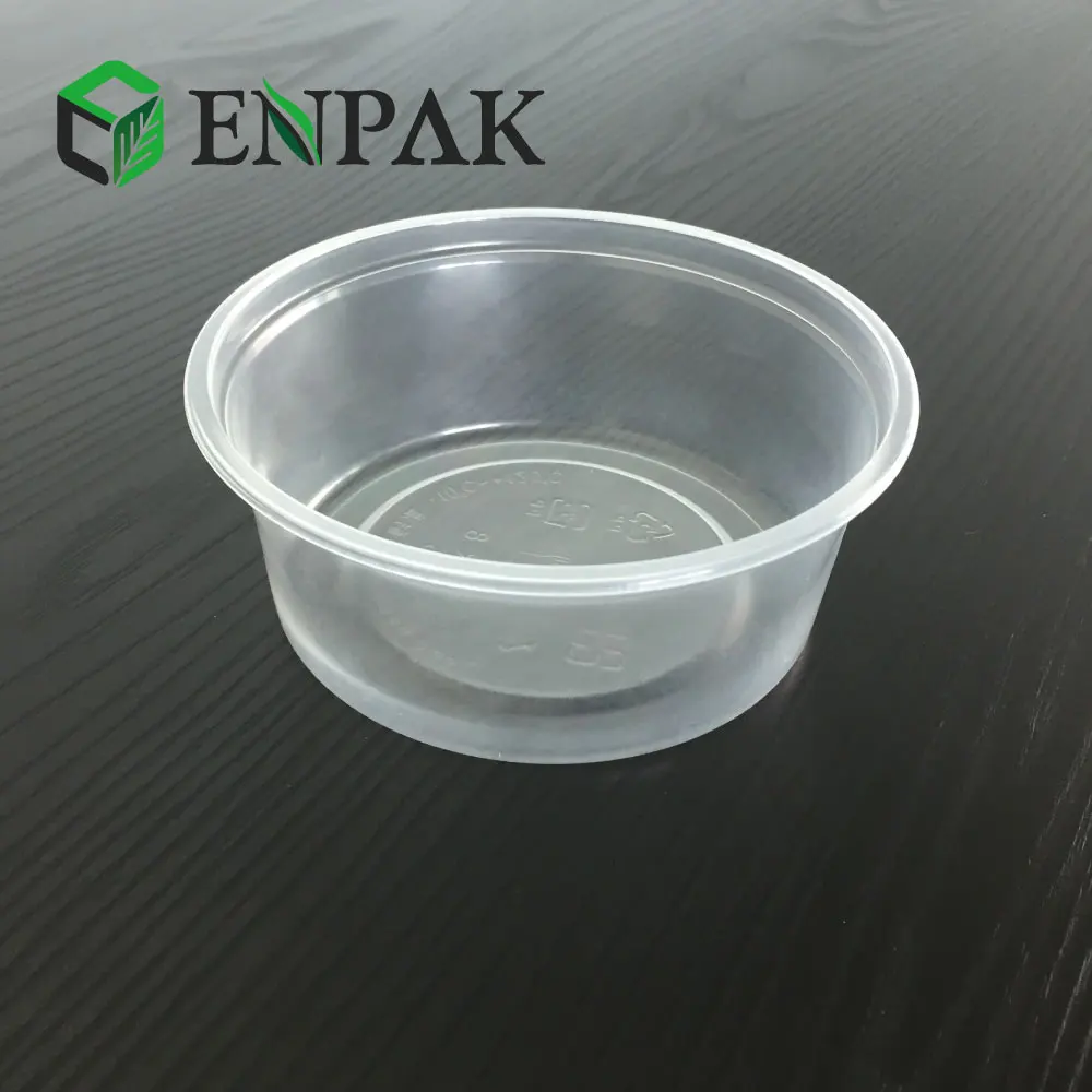 8oz Disposable Plastic Soup Bowl Buy To Go Avocado Salsa Sauce Cups