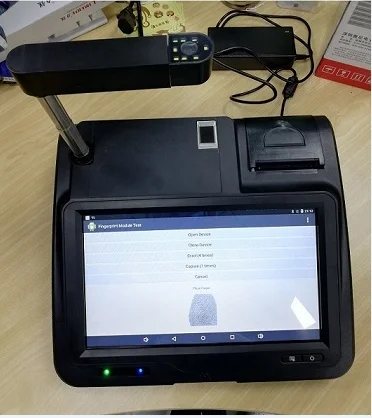 

10.1 inch Android 5.1 mobile fingerprint tablet FP10 with thermal printer and camera