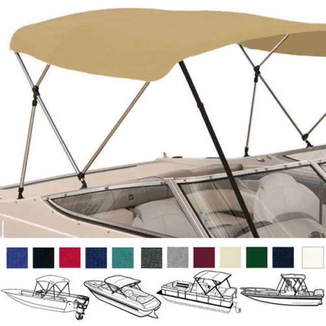 Customize sunroof canopy inflatable boat fishing canvas awning of boat F04-BA015