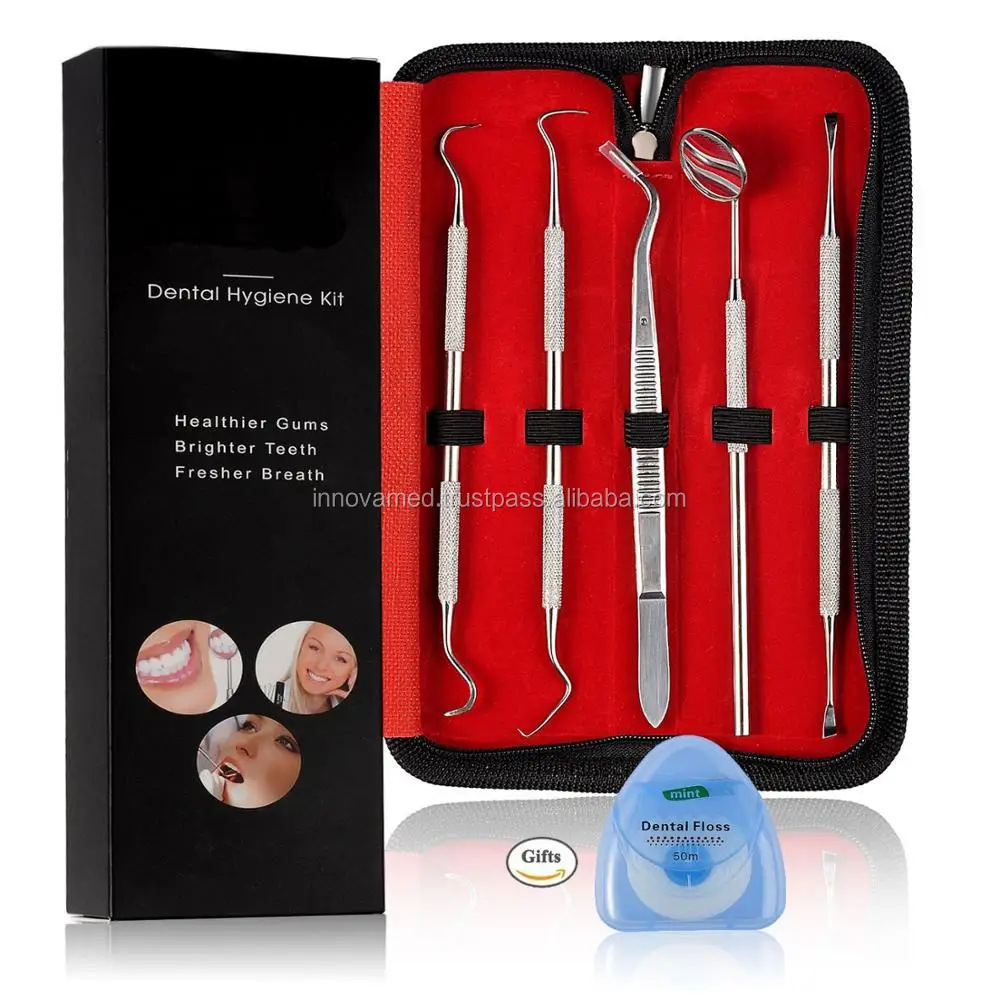 Dental Hygiene Kit/ High Quality Stainless Steel Dental Tooth Cleaning