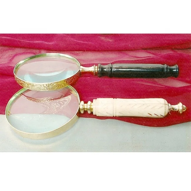 Luxury Magnifying Glasses / Magnification Lens With 10x 20x Zoom For