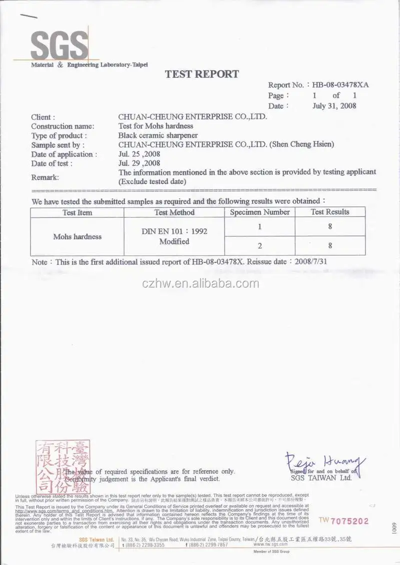 mohs hardness test-black