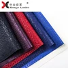Eco friendly TPU Synthetic Embossed Leather Fabric Shiny Glitter Stone Pattern Solvent free Material LF-34A